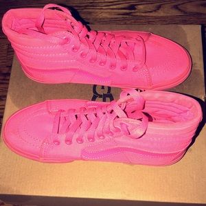 Pink Hightop Sk8 Vans Sneakers